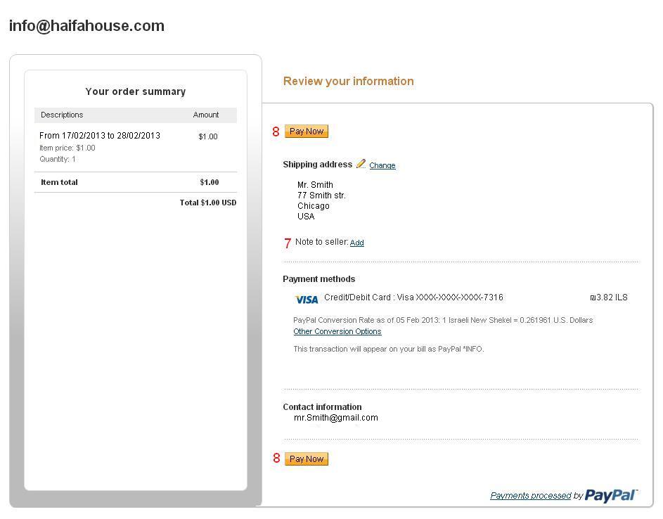 Paypal payments